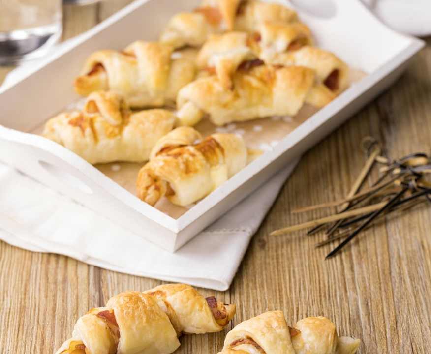Mini croissant con pancetta affumicata Protein