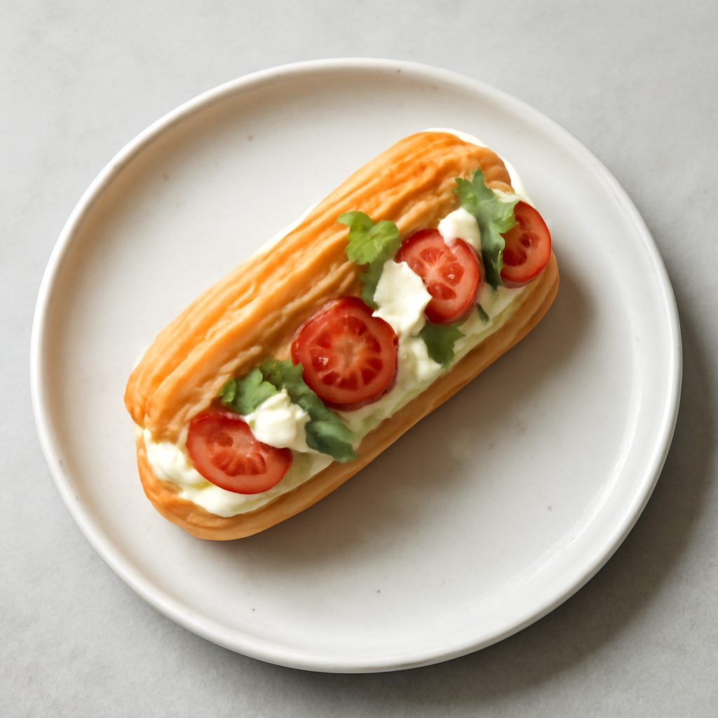 Mini éclair proteico ai lamponi low-carb
