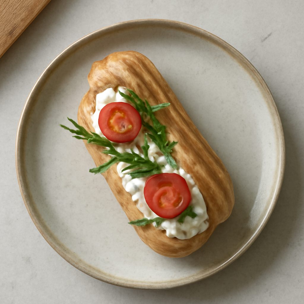 Mini éclair alla crema di fragole