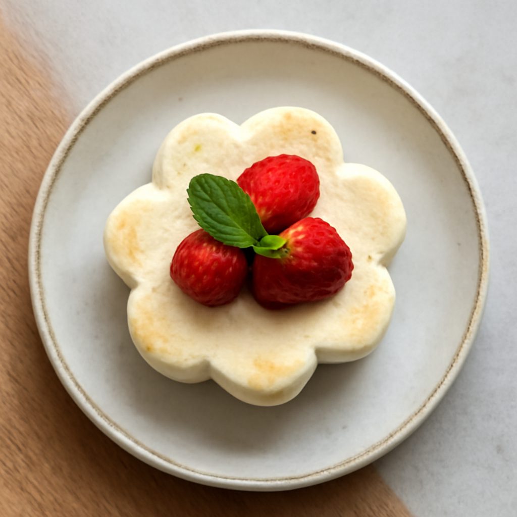 Mini fior di cheesecake proteica low-carb