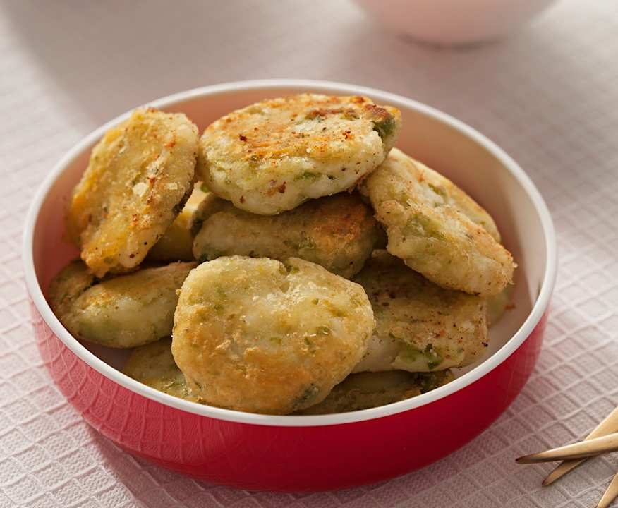 Mini fishcakes di baccalà e piselli Protein