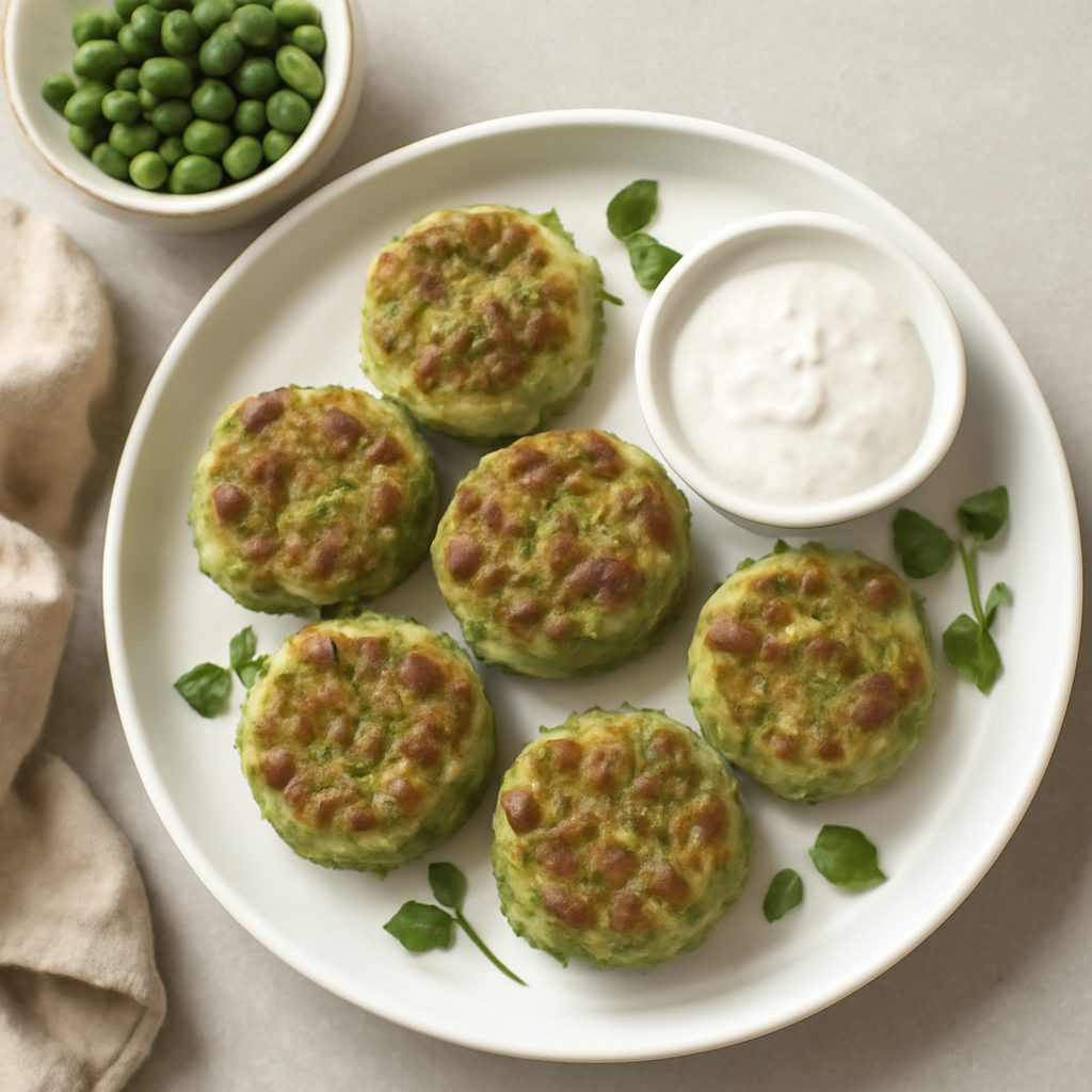 Mini fishcakes proteici di baccalà e piselli low-carb