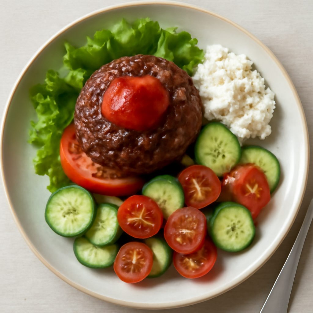 Mini Hamburger Proteico Low-Carb