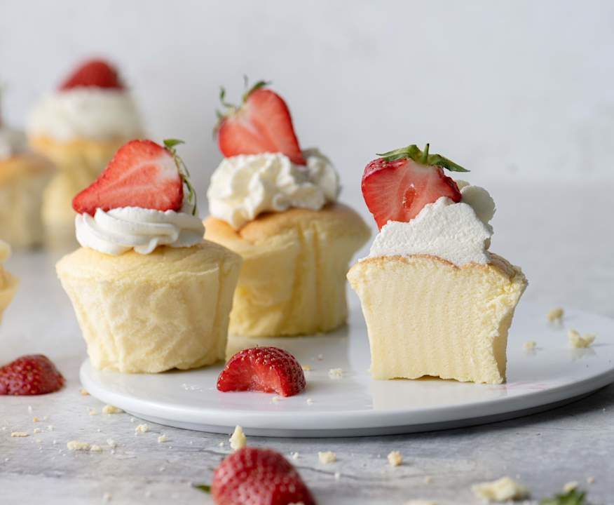 Mini Japanese cotton cheesecake (senza glutine) Low Carb