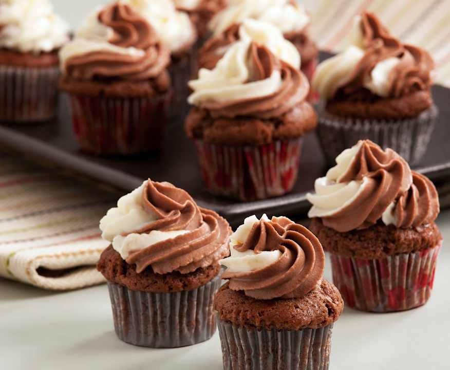 Mini muffin con frosting al mascarpone Low Fat