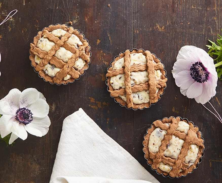 Mini pastiere al cioccolato