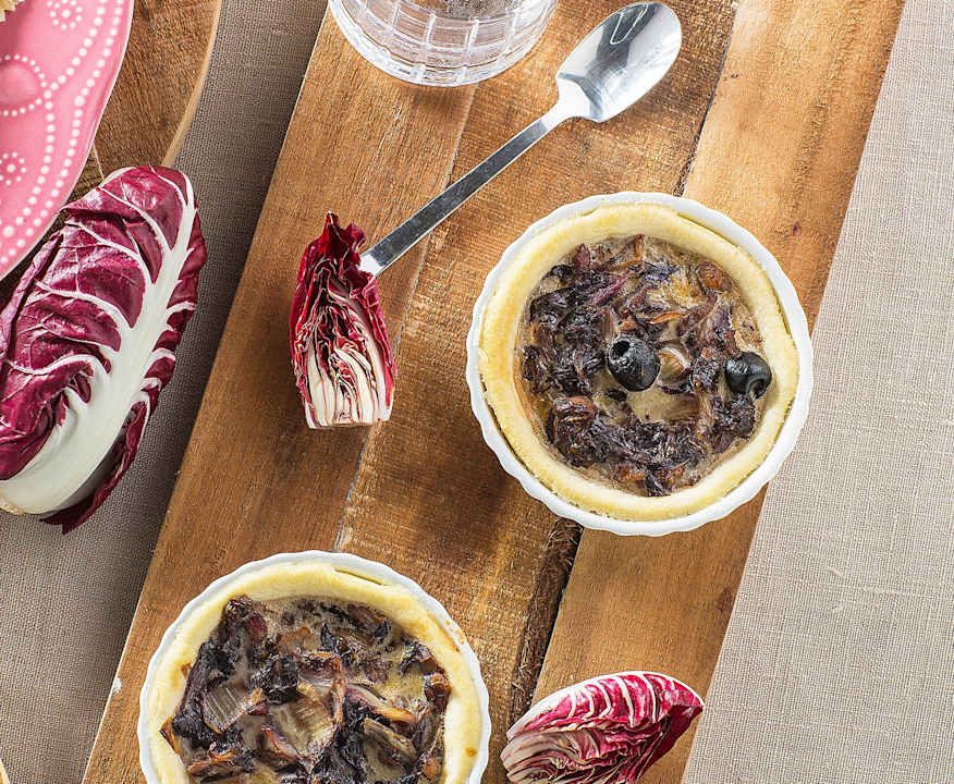 Mini quiche al radicchio Low Fat