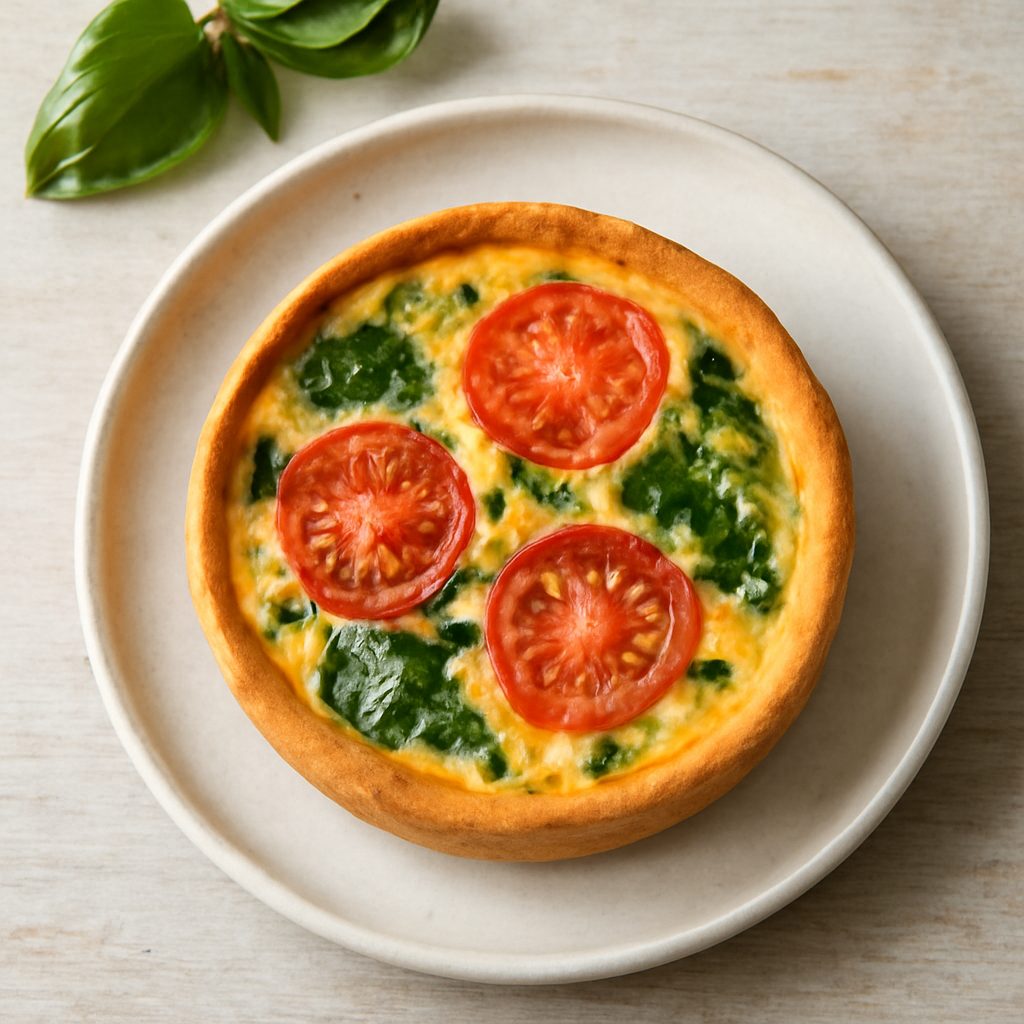 Mini quiche proteica al radicchio low-carb