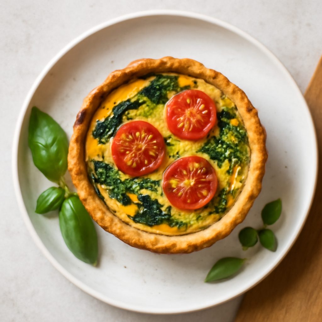 Mini Quiche Porri e Montasio Low Carb