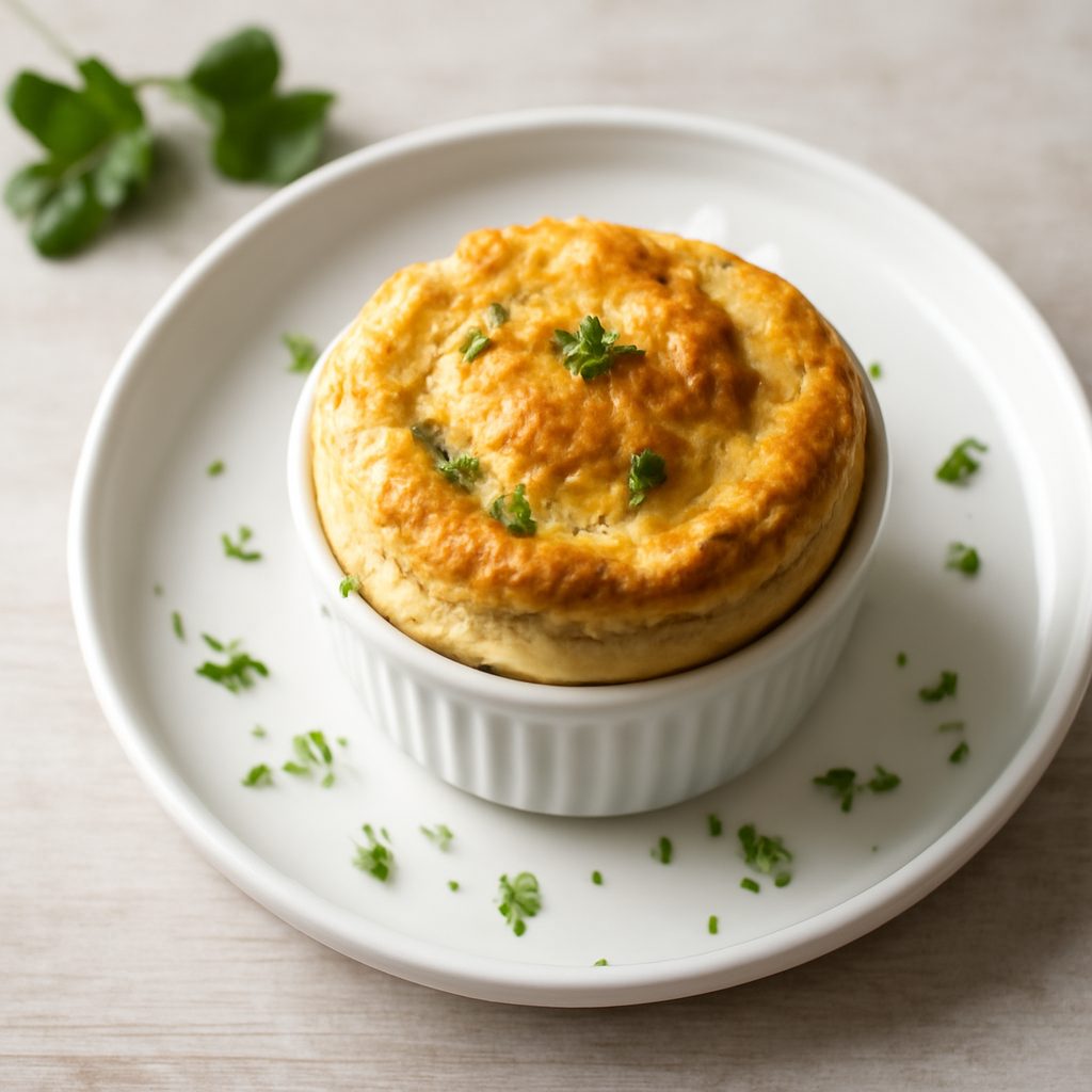 Mini soufflè ai formaggi e zucchine