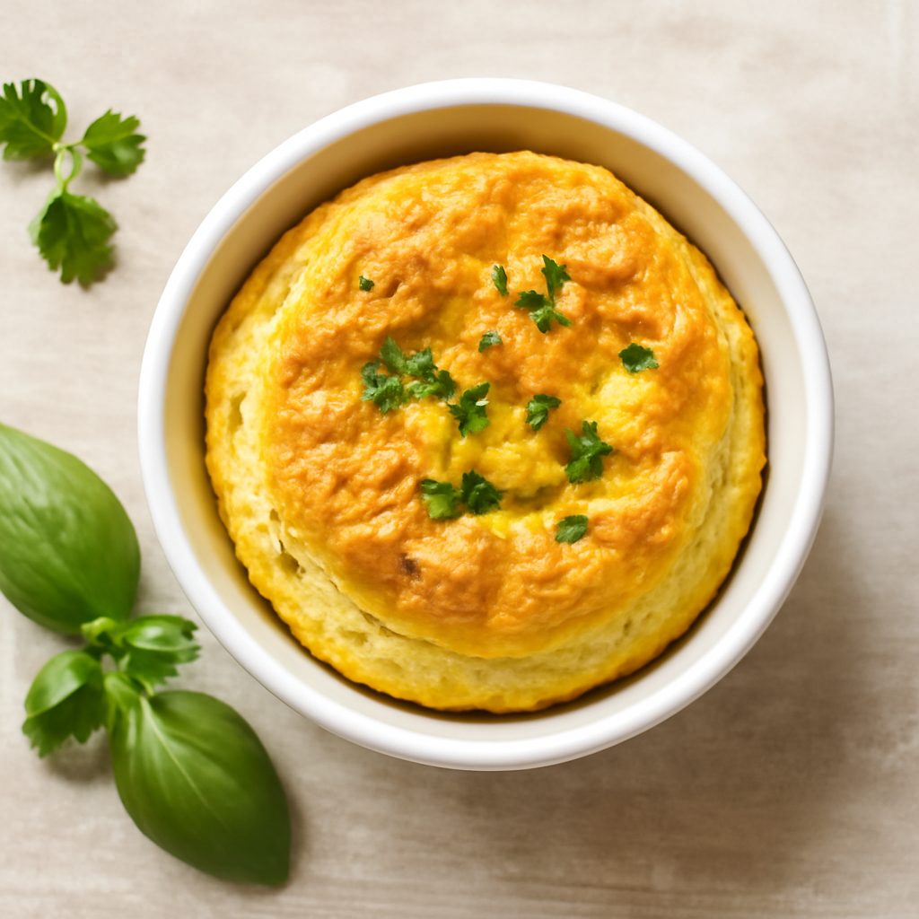 Mini Soufflé al Parmigiano Reggiano Low Fat