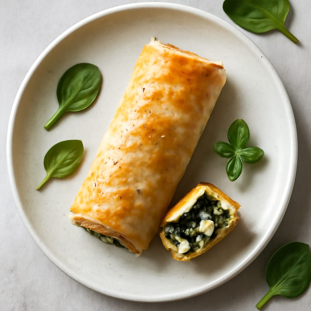 Mini strüdel al porro e salmone