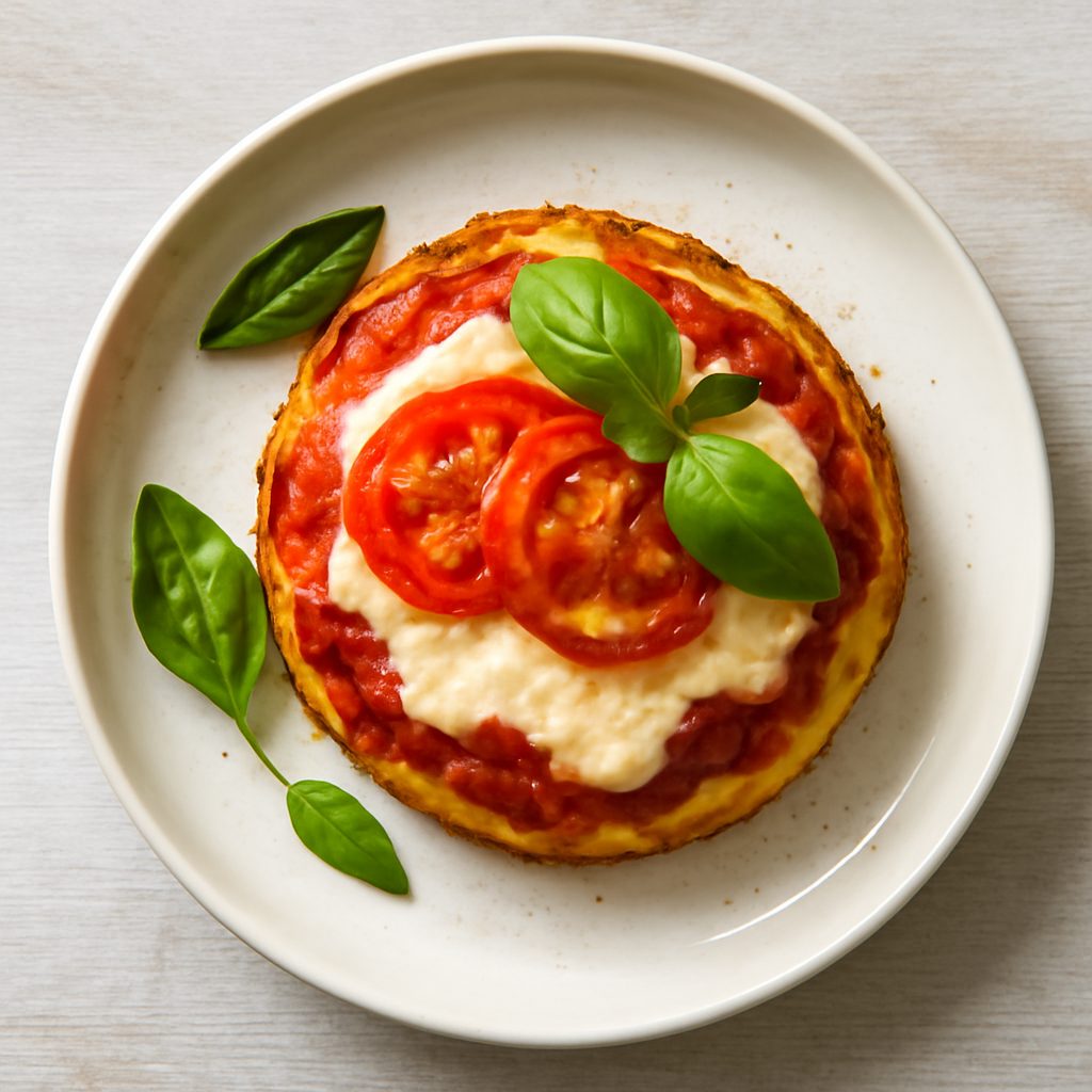 Mini tortino alla pizzaiola proteico low-carb