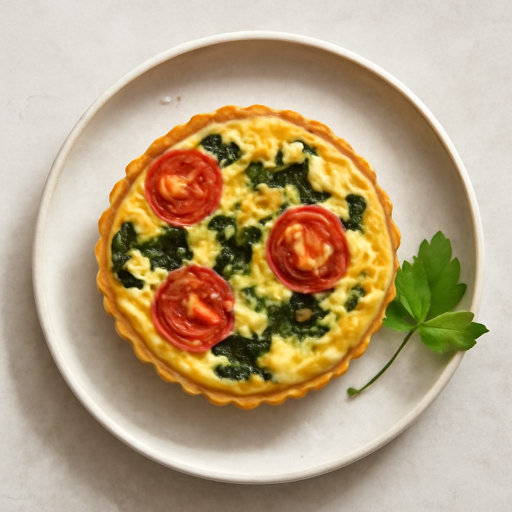 Miniquiche di Cavolo Rosso e Formaggio di Capra