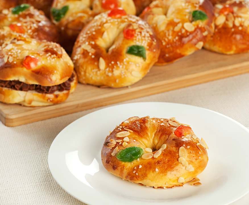 Miniroscón de Reyes (ciambelline spagnole del Re) Low Fat