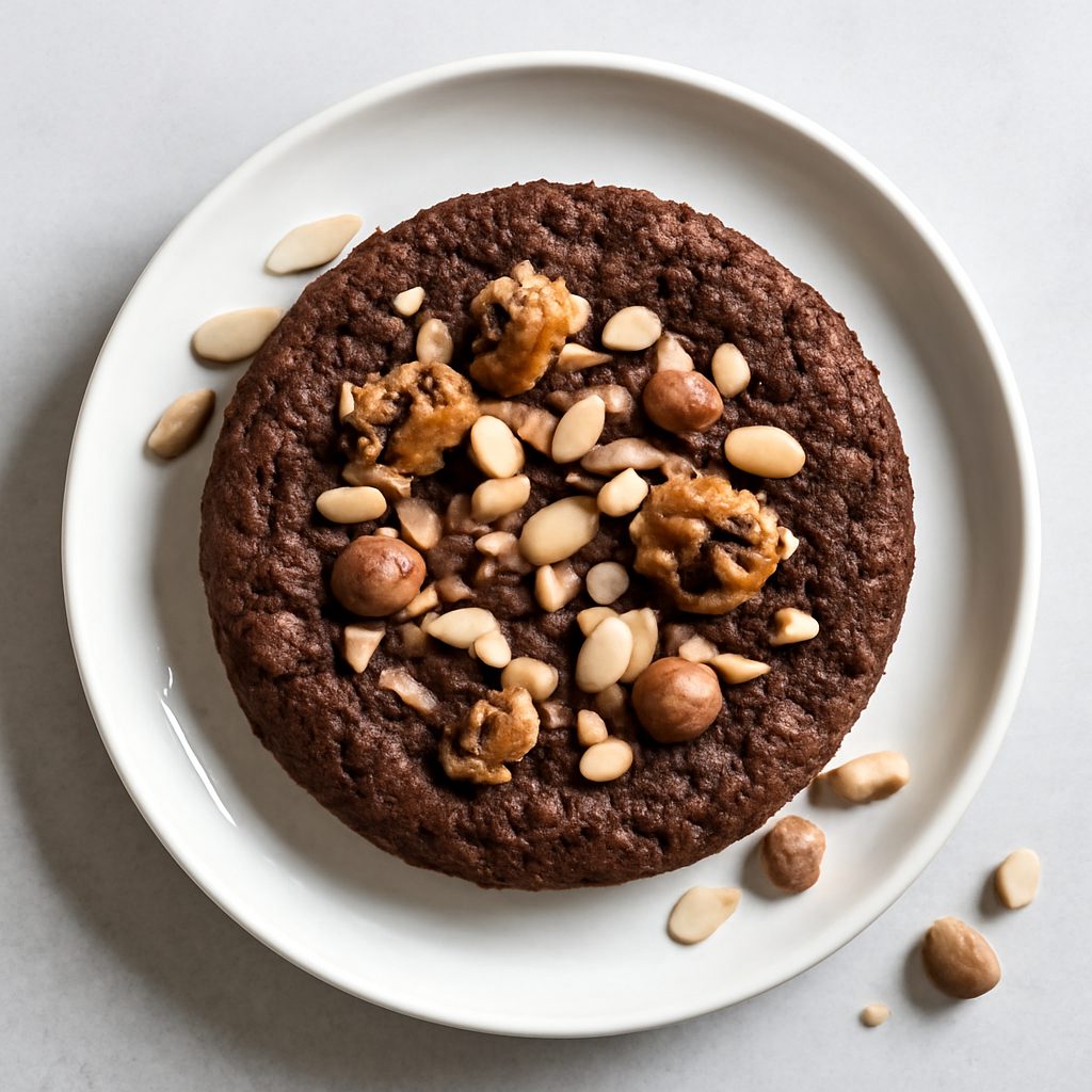 Miscela di farina al cacao e frutta secca proteica low-carb