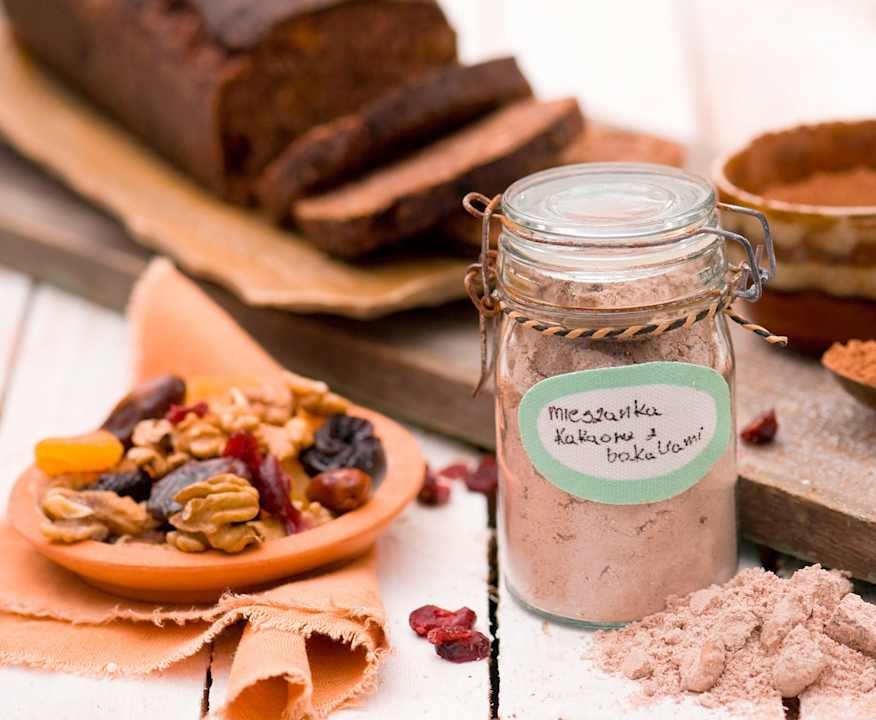 Miscela di farina al cacao e frutta secca Protein