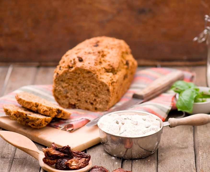 Miscela di farina con pomodorini secchi e aromi Protein