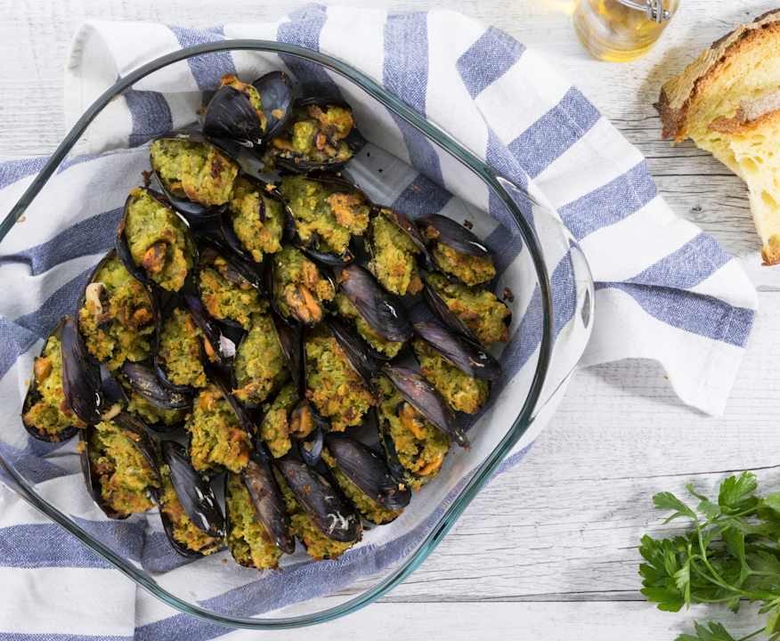 Mitili ripieni alla ligure Low Fat