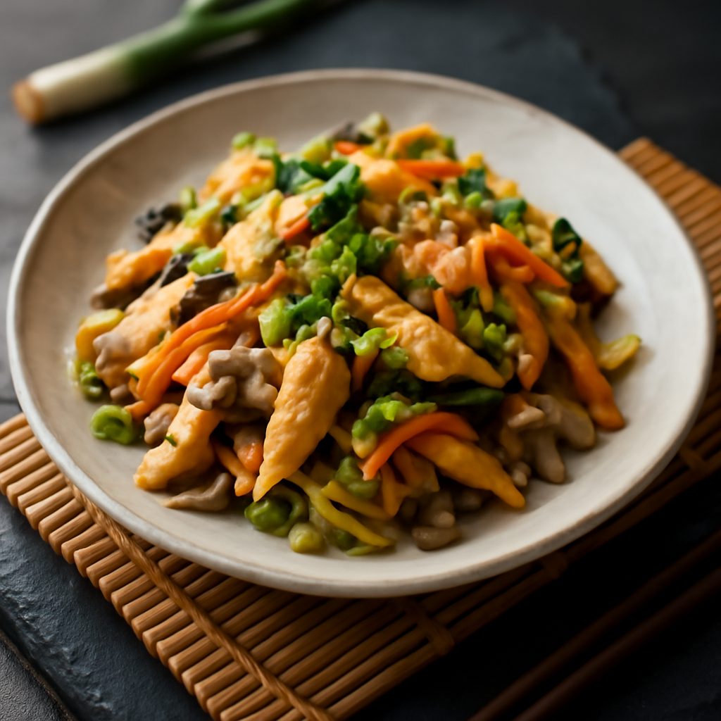Moo Shu Chicken Low-Carb