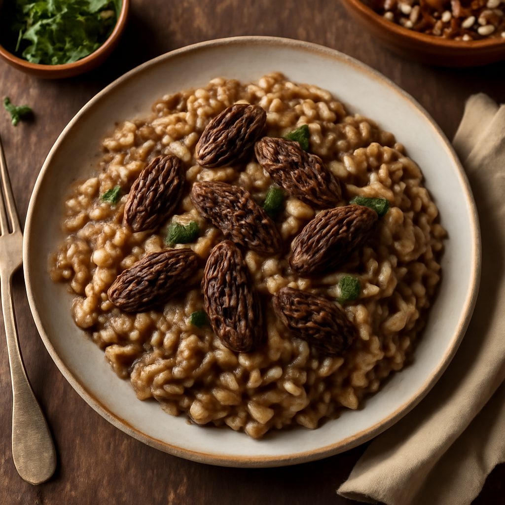 Risotto di Riso Selvatico e Funghi Spugnole Protein