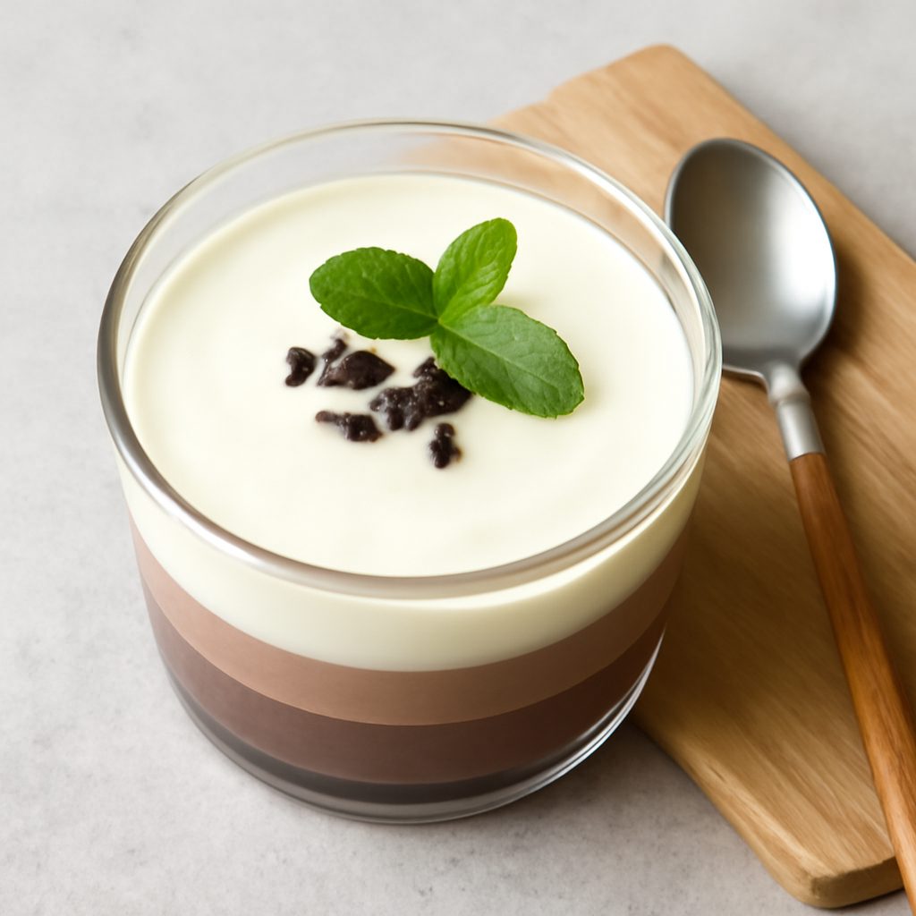 Mousse ai Tre Cioccolati