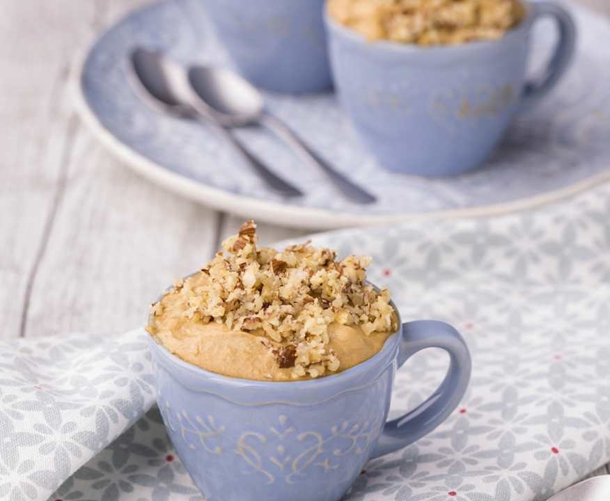 Mousse al caffè con granella di nocciola Low Carb