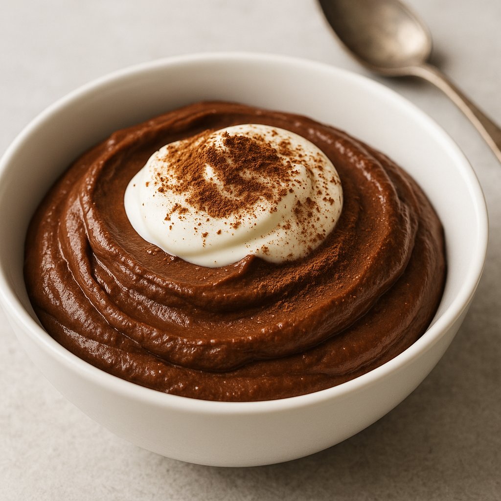 Mousse al cioccolato fondente e yogurt greco Low Carb