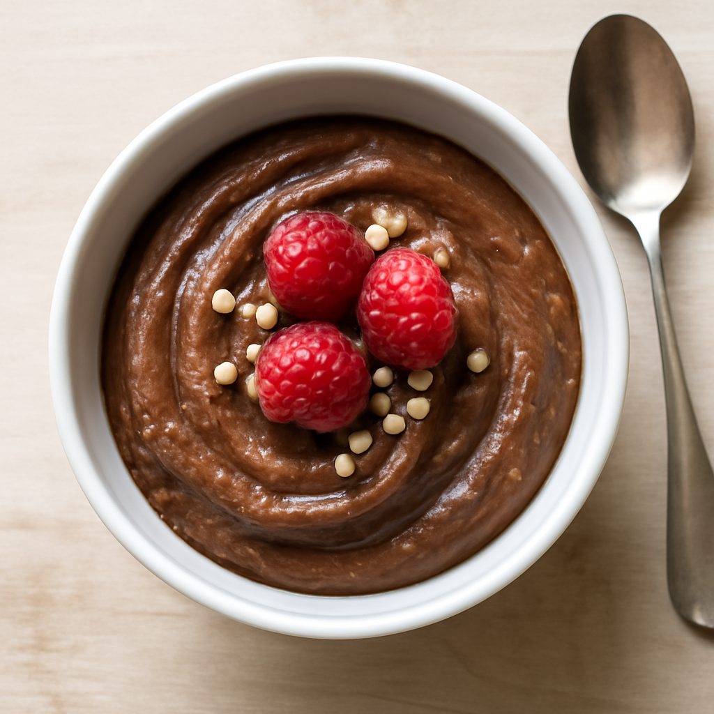Mousse al Cioccolato Fondente con Panettone Low Carb