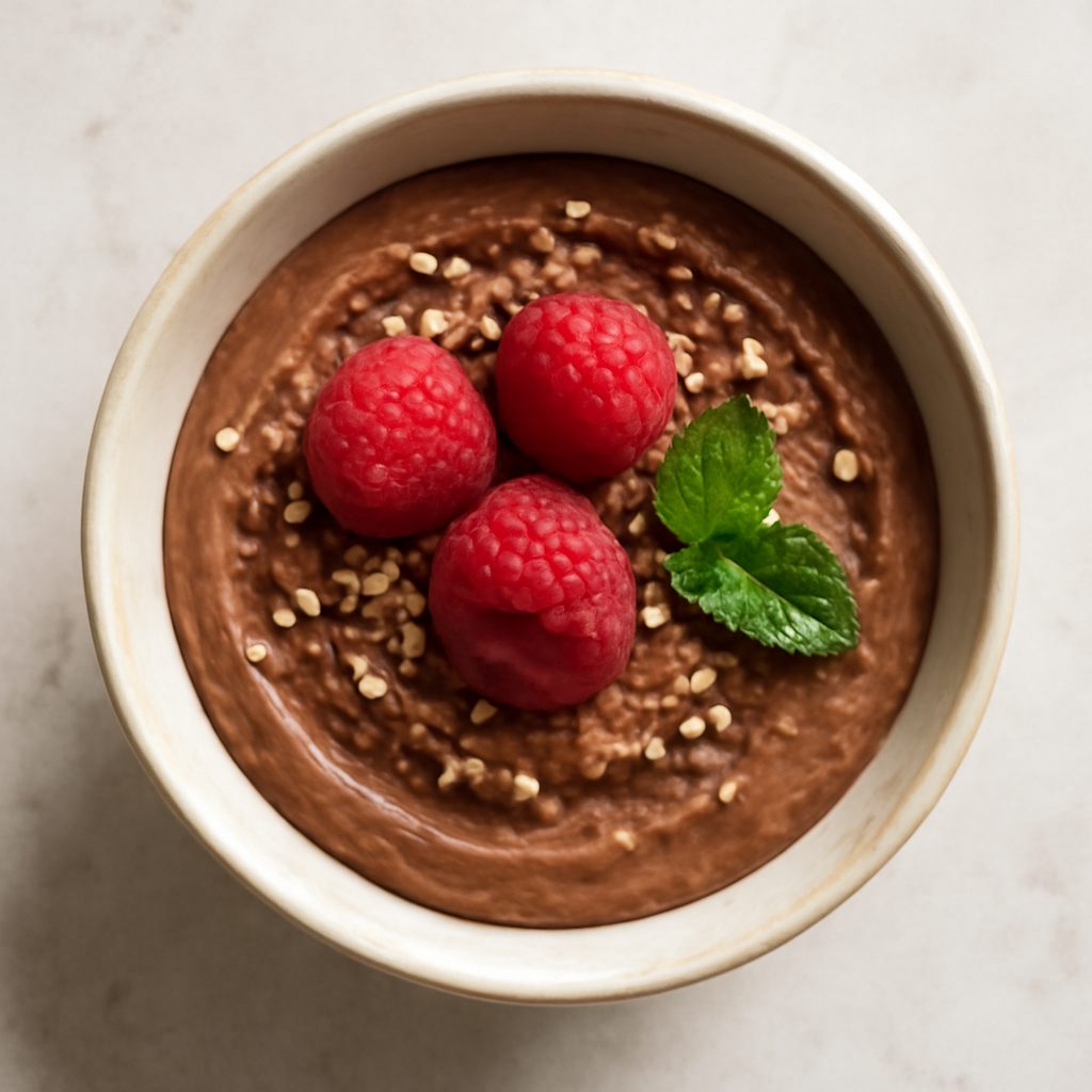 Mousse Cioccolato e Lamponi Low Carb
