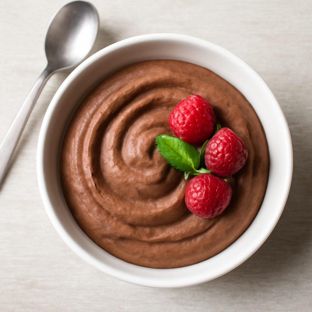 Mousse di Cioccolato all'Aquafaba Low Carb
