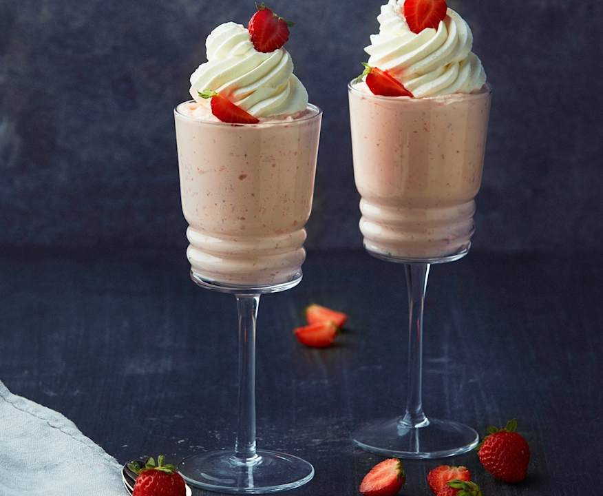 Mousse di fragole (per 2 persone) Protein