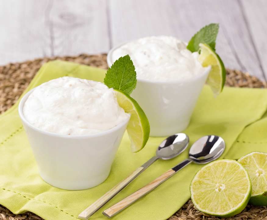Mousse lime e menta Low Fat