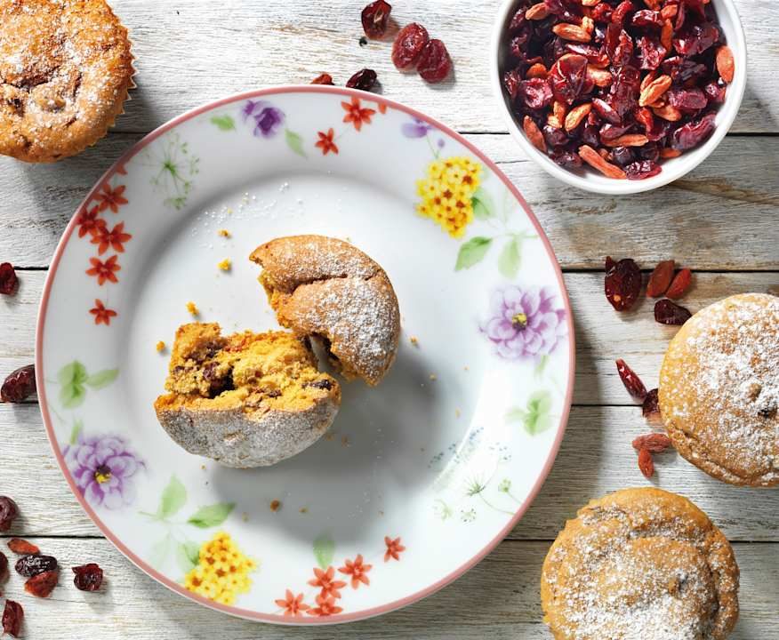Muffin ai frutti rossi senza uova Protein