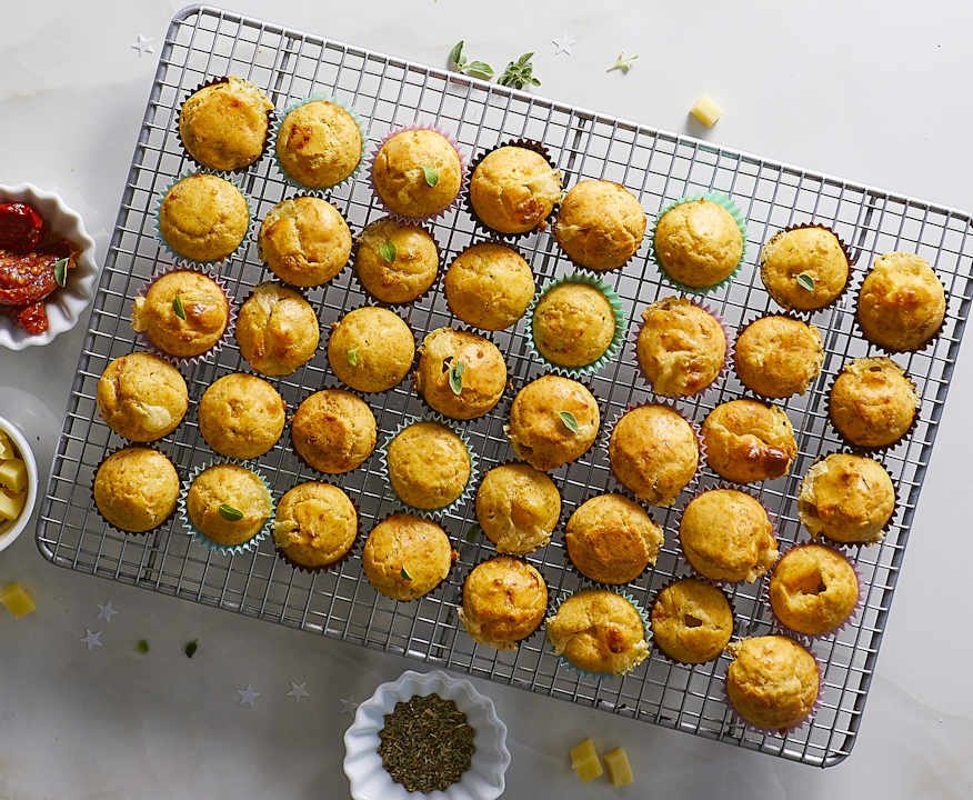 Muffin ai pomodori secchi ed Emmental Protein