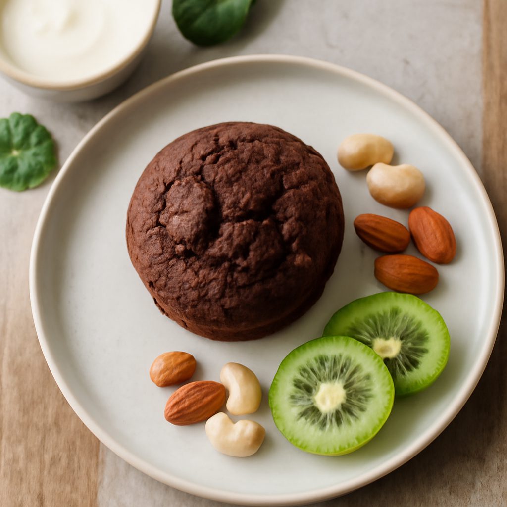 Muffin al Cacao Proteico Low-Carb