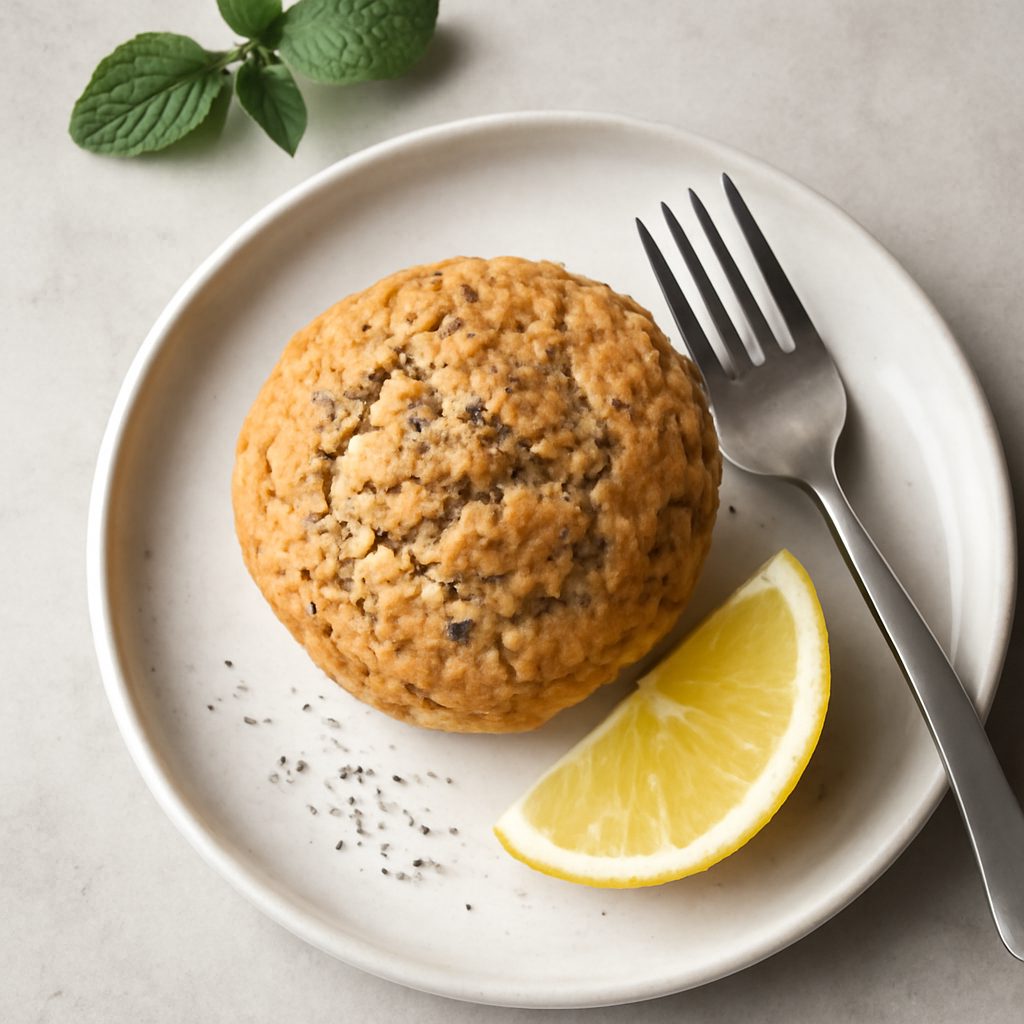 Muffin al limone e semi di papavero