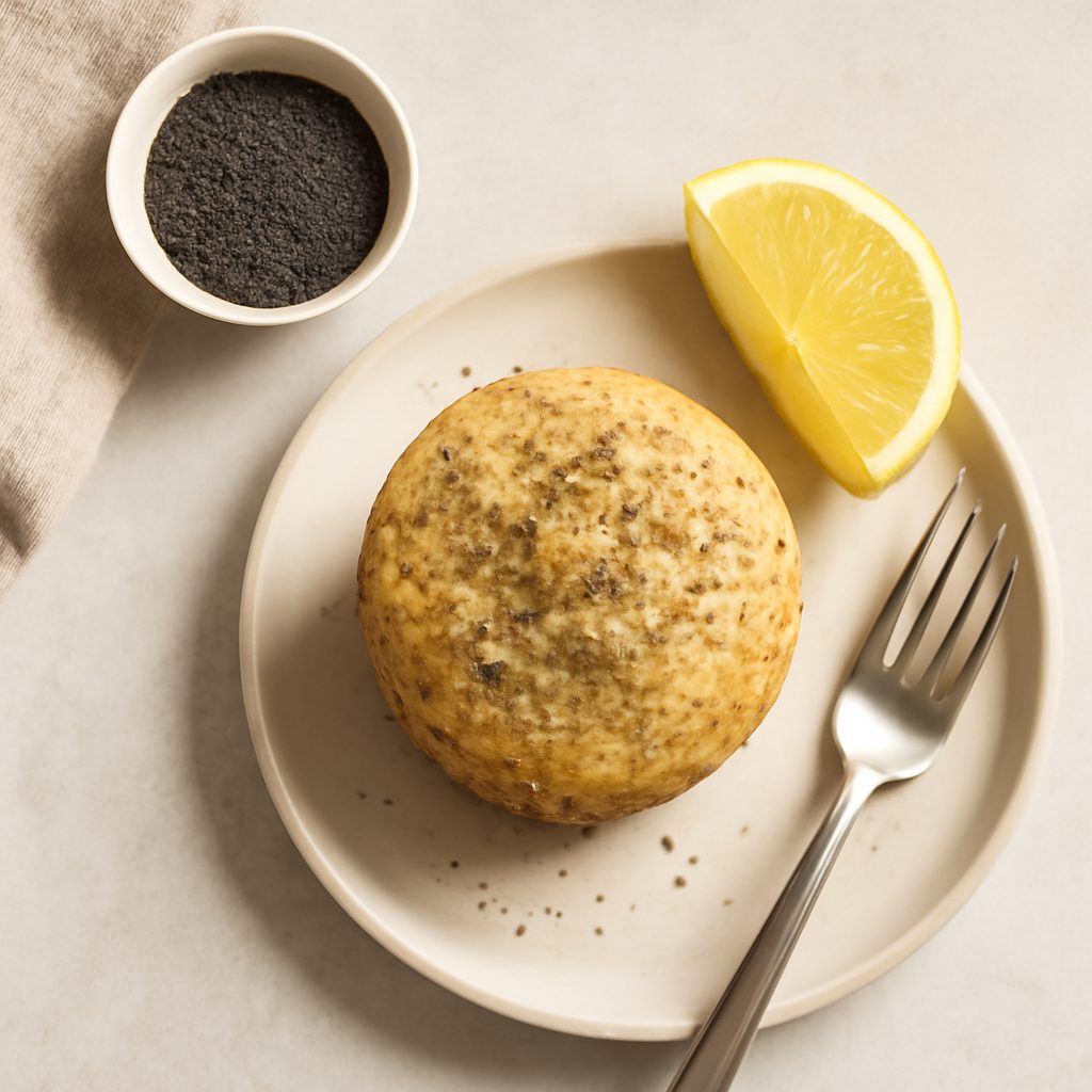 Muffin al Limone e Semi di Papavero Proteico Low-Carb