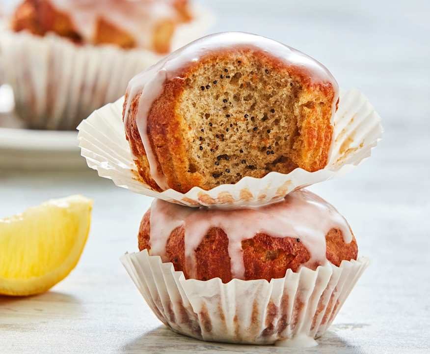 Muffin al limone e semi di papavero (senza glutine) Protein