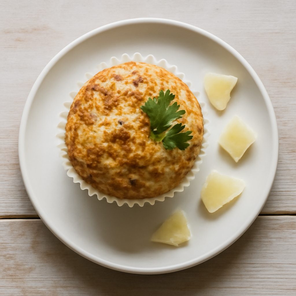 Muffin al Parmigiano Reggiano Proteico Low-Carb