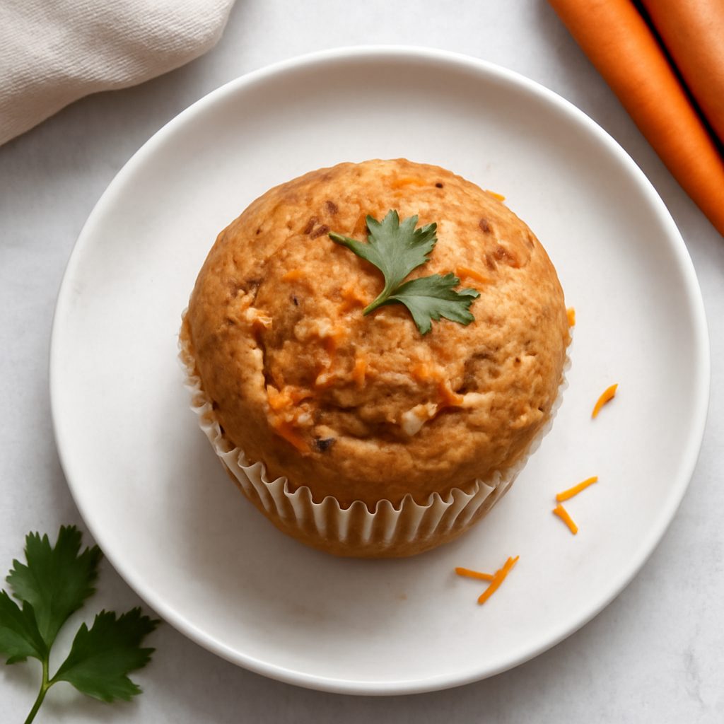 Muffin alle carote con glassa