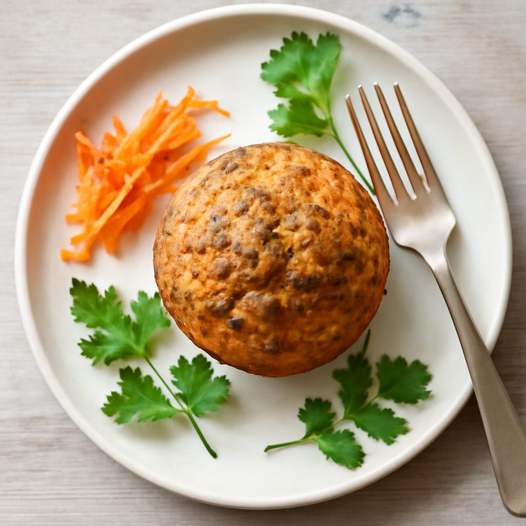 Muffin di carote e semi di papavero fit - Proteico low-carb
