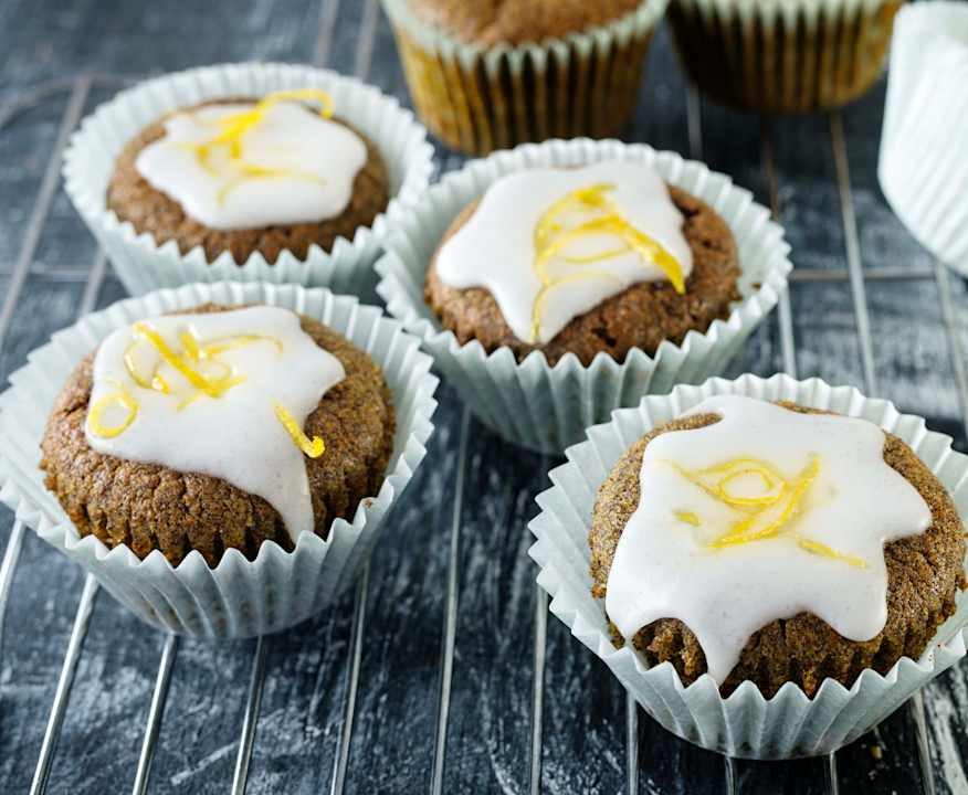 Muffin di carote e semi di papavero Protein