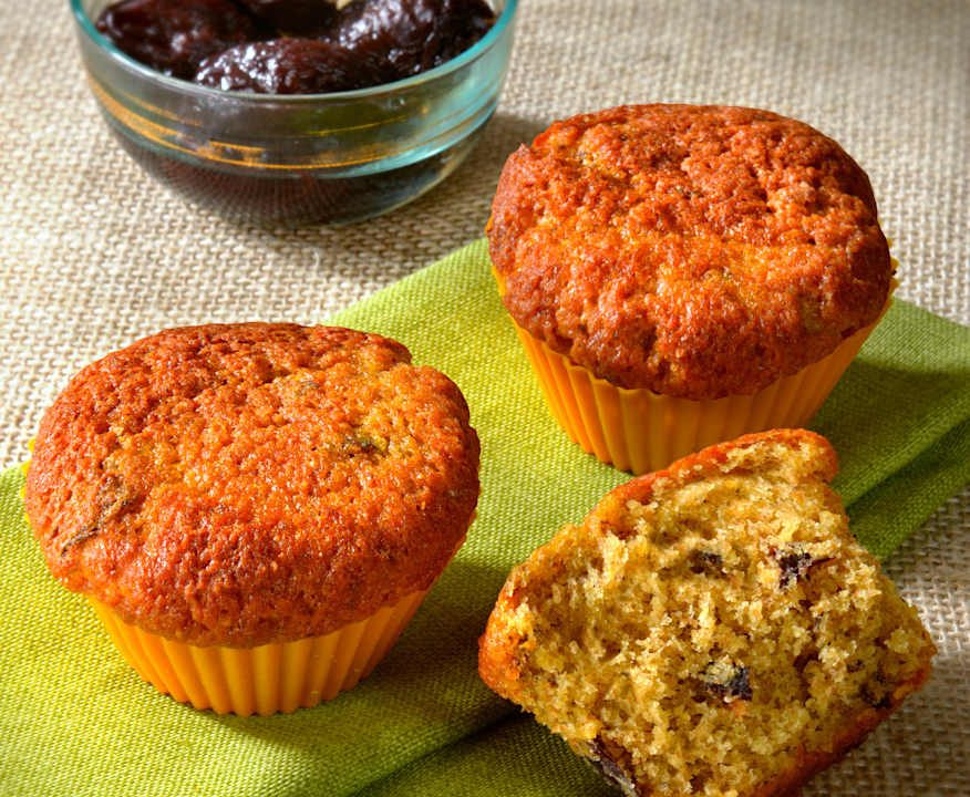 Muffin integrali alle prugne Low Fat