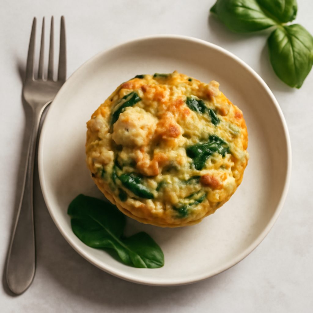 Muffin proteico di patate dolci con noci - Low carb fit