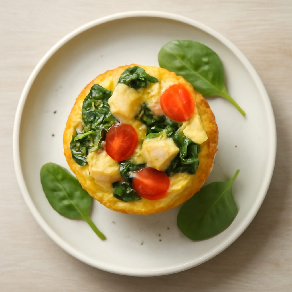 Muffin proteico speck e caciocavallo low-carb