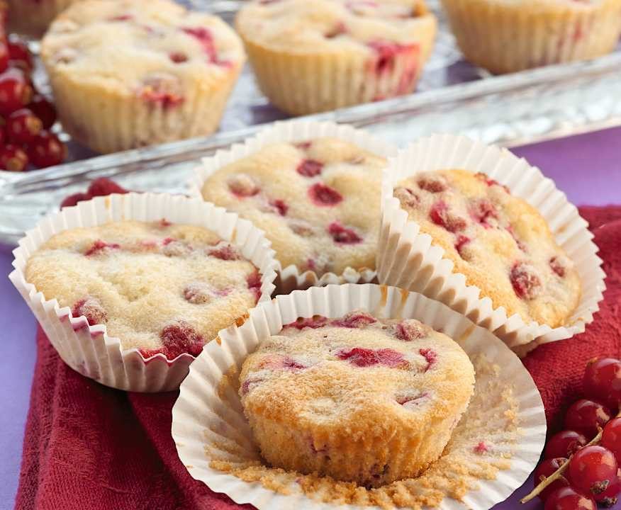 Muffin ribes e mandorle Low Fat