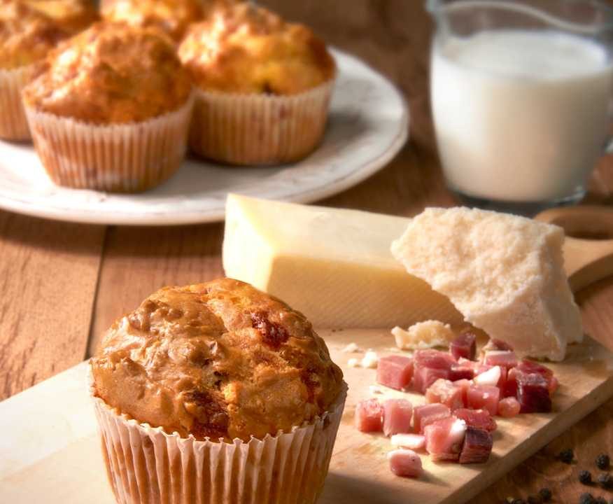 Muffin salati allo speck (senza glutine) Protein