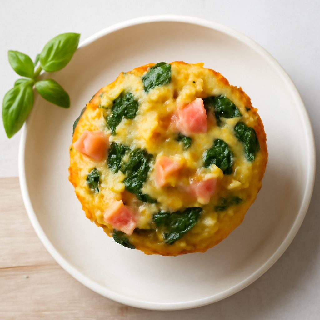 Muffin salato prosciutto e formaggio Low Fat