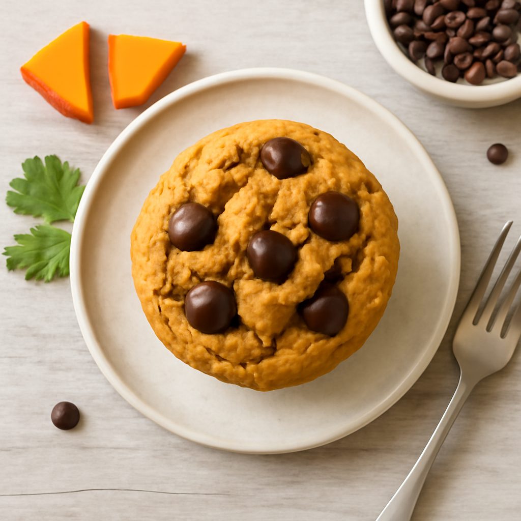 Muffin zucca e cioccolato proteico low-carb